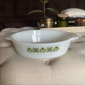🍴Vintage Anchor Hocking Meadow Green Casserole Dish – Rustic Charm